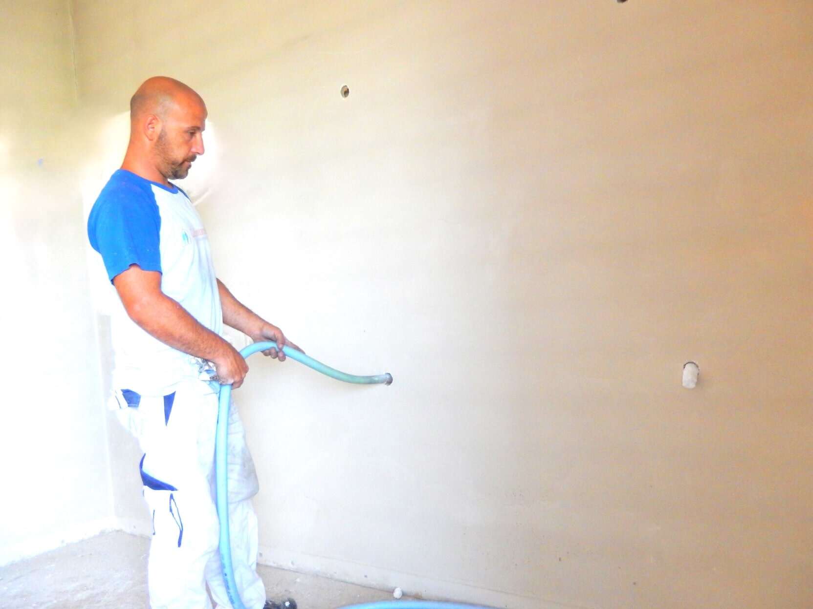 coibentazione eseguita da operatore