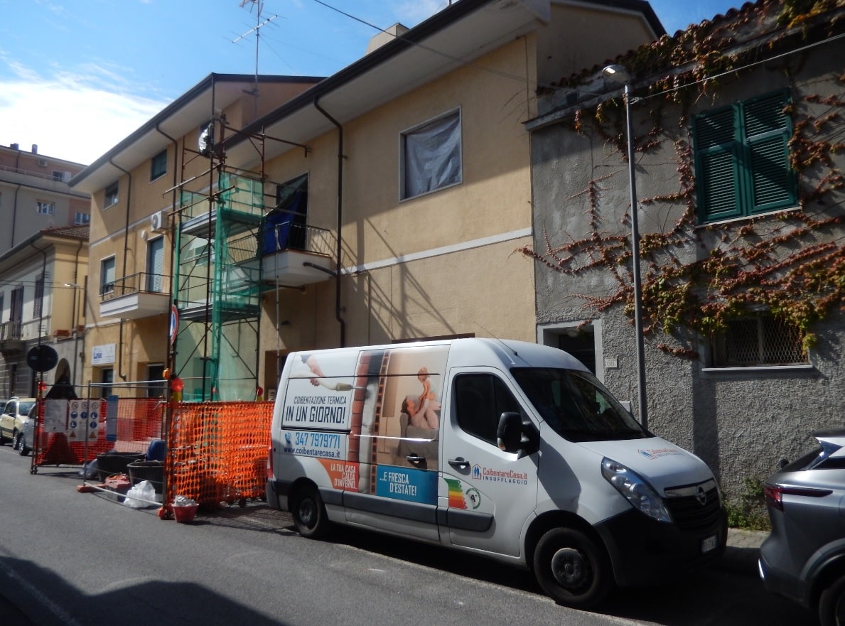 furgone coibentare casa ditta insufflaggio